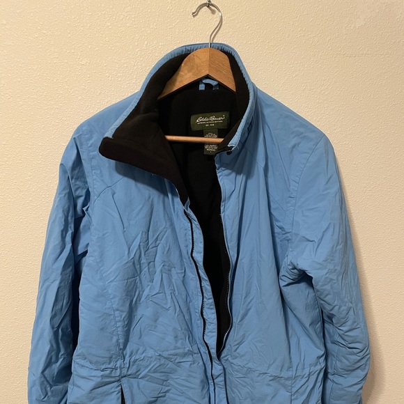 Eddie Bauer Jacket Womens Large Blue Full Zip Outdoors Full Zip Coat - Picture 2 of 9